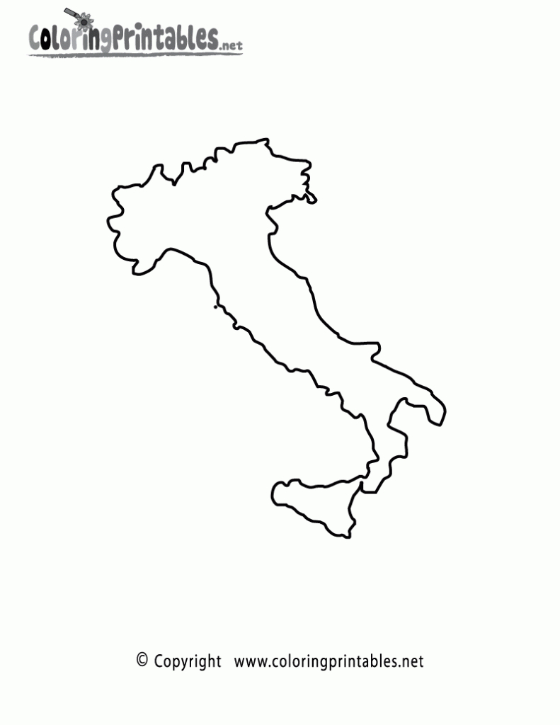Printable Maps Of Italy For Kids - Coloring Pages For Kids And For - Printable Map Of Italy For Kids