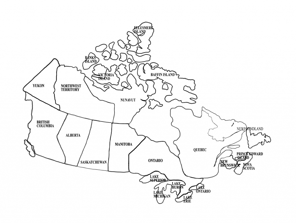 Printable Outline Maps For Kids | Map Of Canada For Kids Printable - Large Printable Map Of Canada
