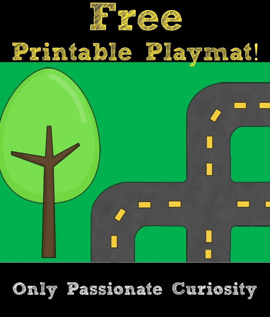 Printable Road Playmat And German Road Signs | Preschool | Community - Free Printable Road Maps For Kids