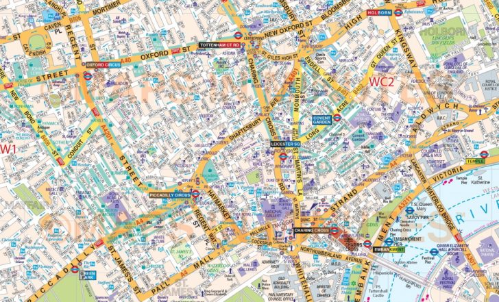 London Street Map Printable