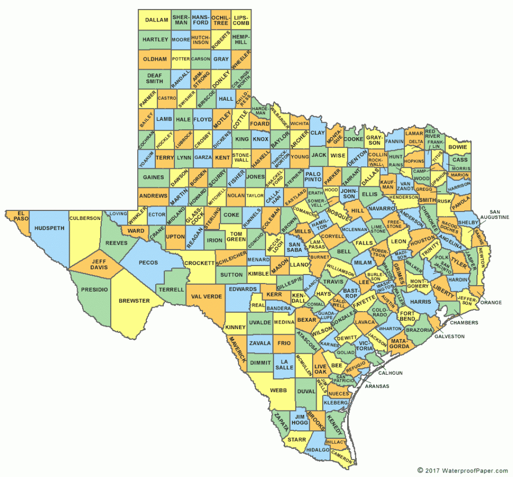 Printable Texas Maps | State Outline, County, Cities - Texas Map Outline Printable