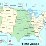 Printable Time Zone Map Change Show Me A Of Us Zones United States   Printable Time Zone Map With States