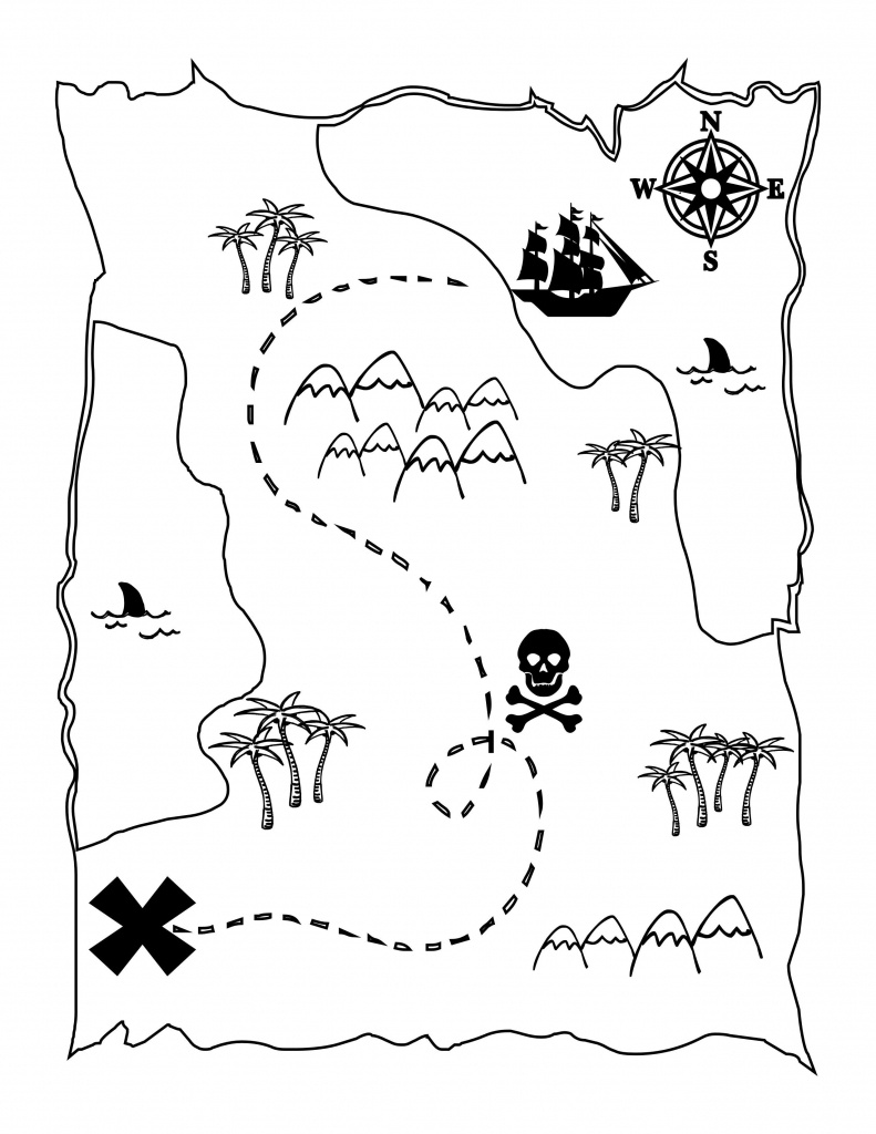 Printable Treasure Map Kids Activity | Pirate Treasure | Pirate Maps - Children&amp;amp;#039;s Treasure Map Printable