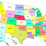Printable Us Map Full Page | Sitedesignco   Printable Us Map With Capitals