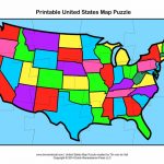Printable Us State Map Puzzle   Capitalsource   United States Map Puzzle Printable