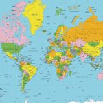Printable World Map Free | Sitedesignco – Free Printable World Map