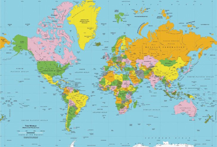 Free Printable World Map