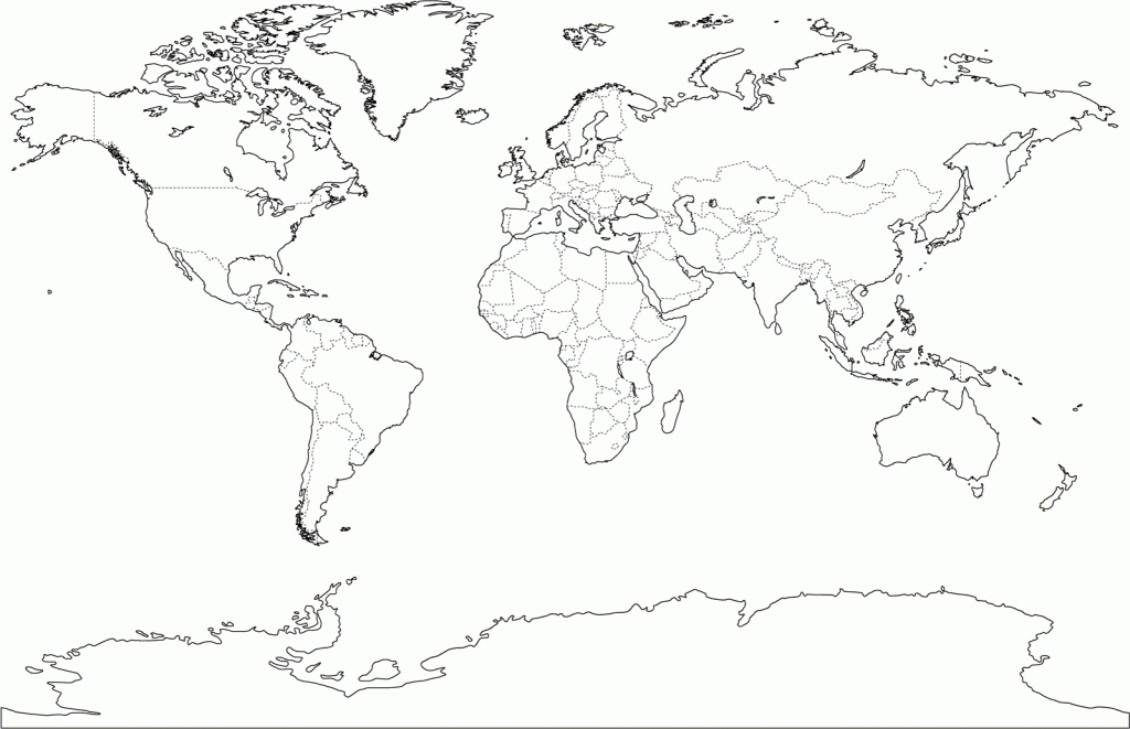 Printable World Map Pdf New Blank | Anu | World Map Coloring Page - Blank World Map Printable Pdf