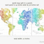 Printable World Map Poster | Sitedesignco   World Map Poster Printable