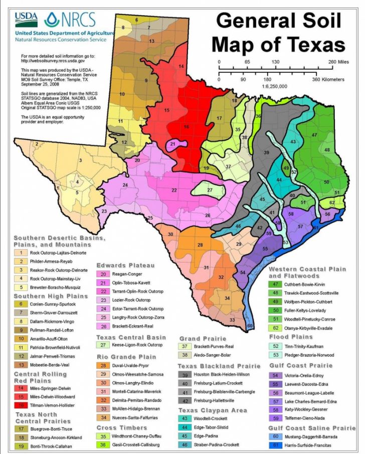 Texas Soil Map