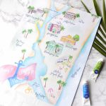 Project Highlight: Amelia Island Wedding Map » Bohemian Mint   Amelia Island Florida Map