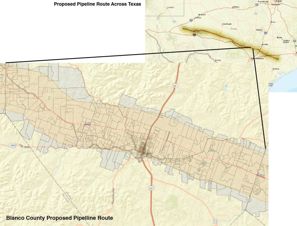 Proposed Route For The Kinder Morgan Permian Highway Pipeline - Kinder Morgan Pipeline Map Texas