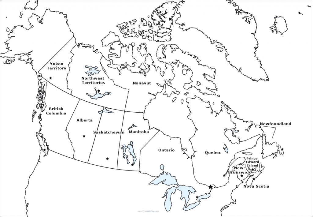 Provinces Of Canada Coloring Page. Worksheet. Free Printable Worksheets - Free Printable Map Of Canada
