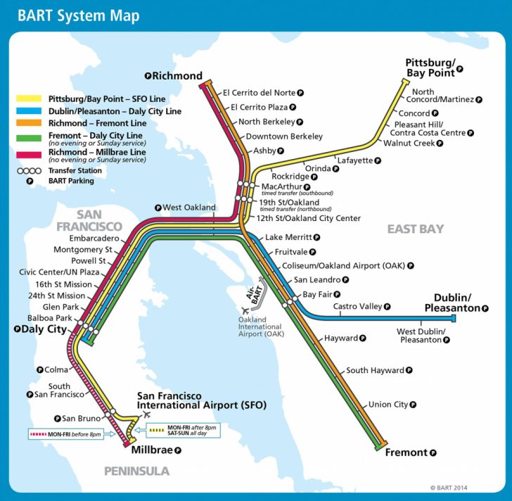 San Bruno California Map