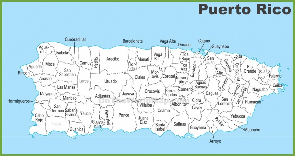 Puerto Rico Maps | Maps Of Puerto Rico - Free Printable Map Of Puerto Rico