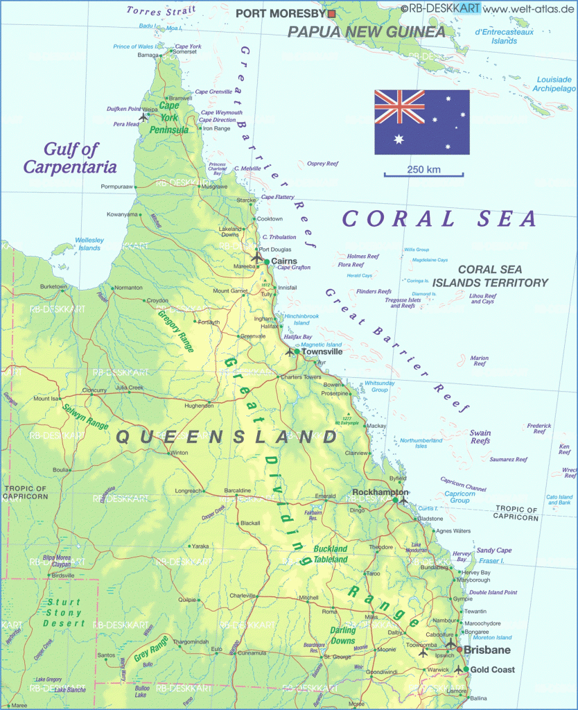 Queensland Australia Map London Inside Maps Qld Google And World New - Printable Map Of Queensland