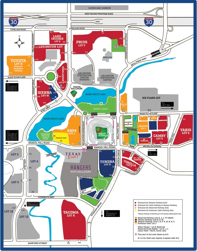 Rangers Advise Public Of Parking Lot Changes – Cbs Dallas / Fort Worth - Texas Rangers Stadium Parking Map
