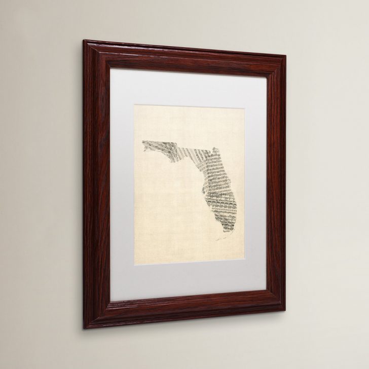 Map Of Florida Wall Art