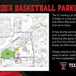 Red Raider Basketball Parking & Transportation Info   Texas Tech   Texas Tech Football Parking Map 2017