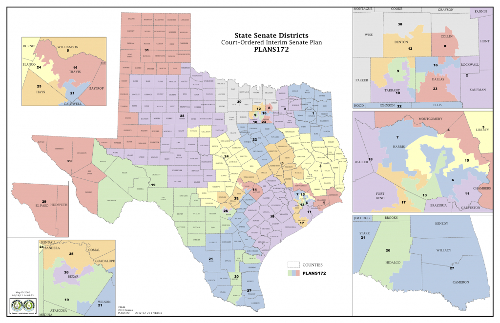 Redistricting: Maps, Stats And Some Notes | The Texas Tribune - Texas State Senate District 10 Map