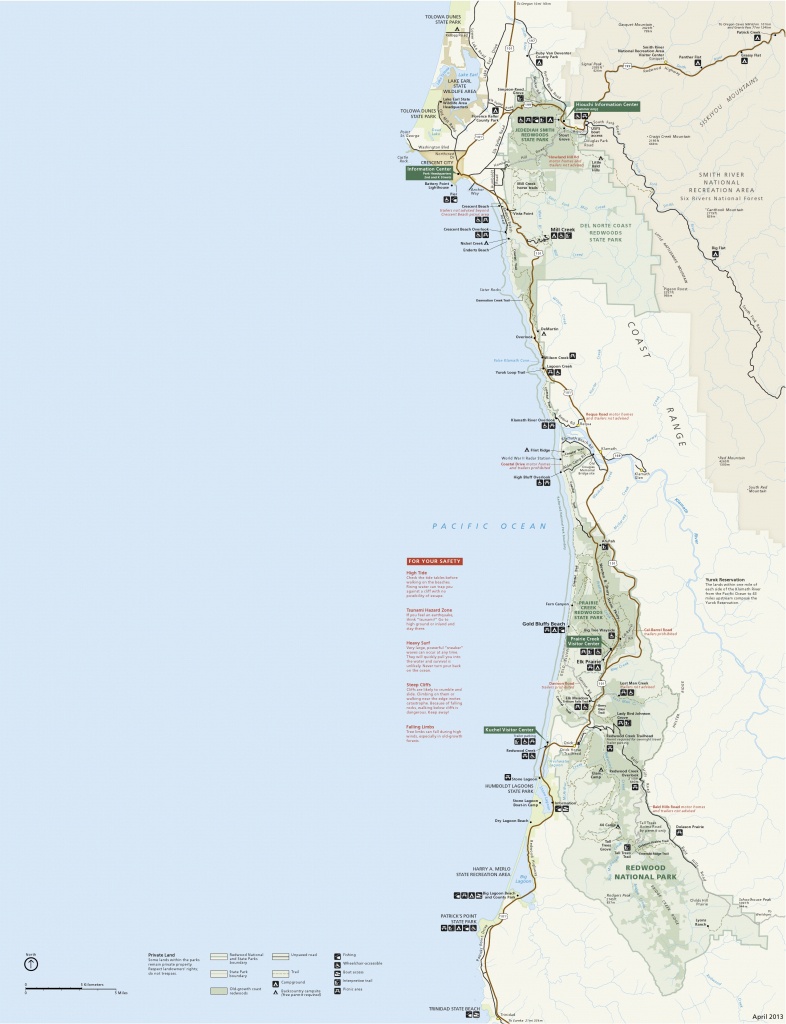Redwood Maps | Npmaps - Just Free Maps, Period. - National Parks In Northern California Map