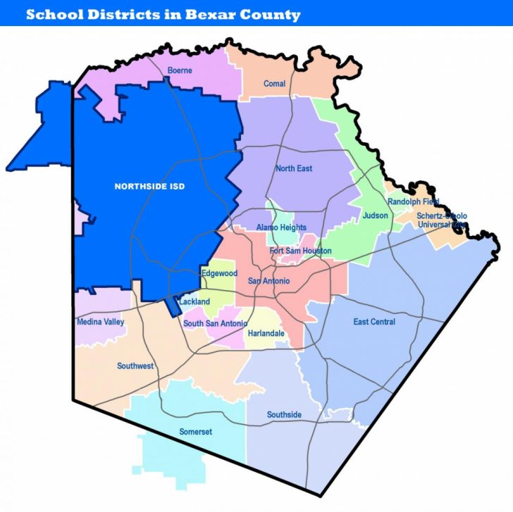 Texas School District Map By Region