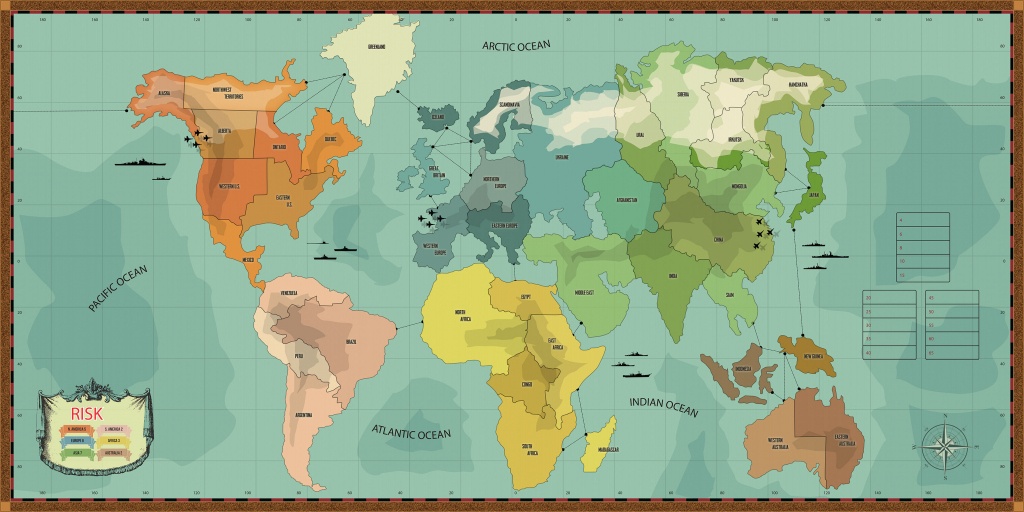 Risk Board Game Map (99+ Images In Collection) Page 2 - Risk Board Game Printable Map