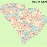 Road Map Of South Carolina With Cities   Printable Map Of South Carolina