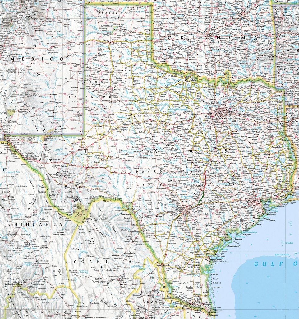 Road Map Of Texas Highways And Travel Information | Download Free - Road Map Of Texas Highways