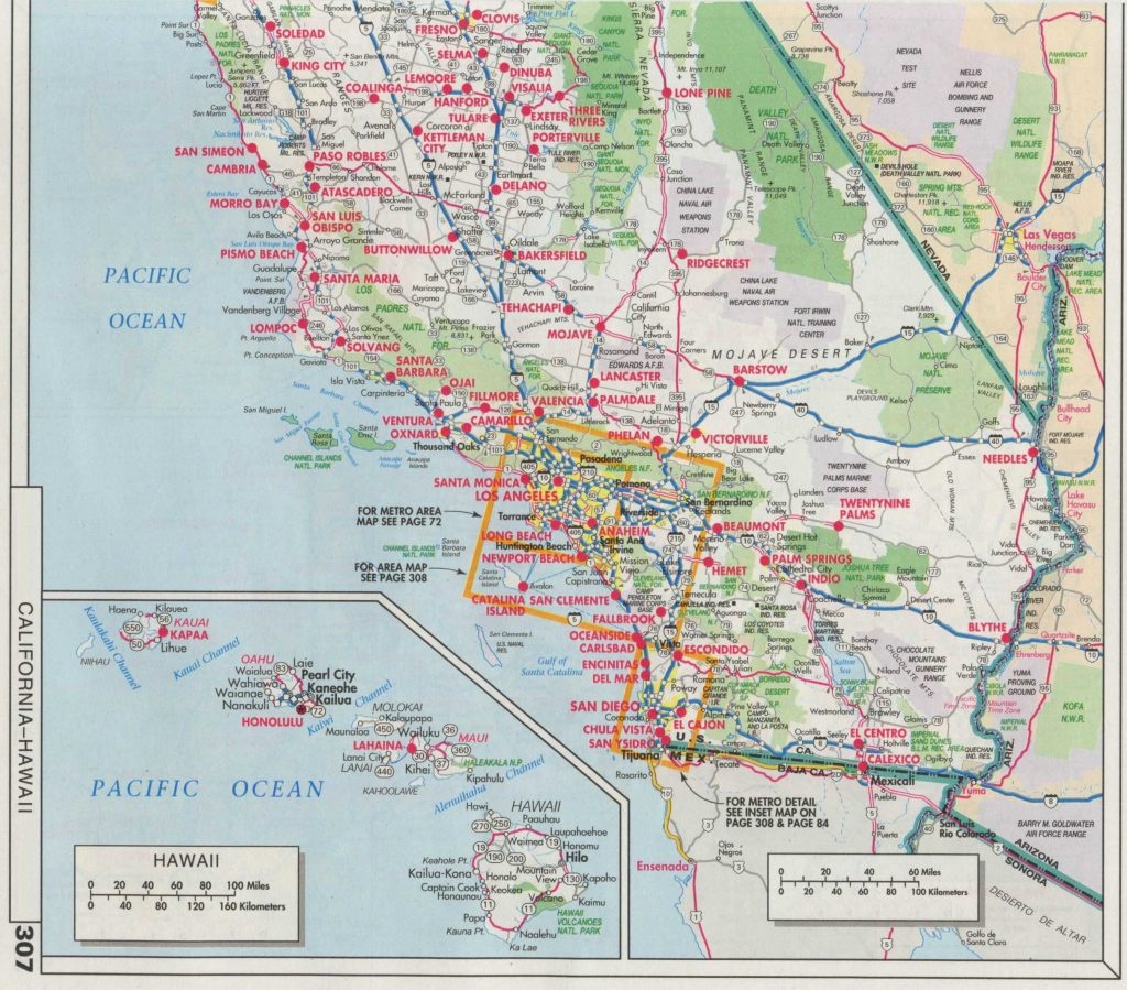 Road Map Southern California - Klipy - Detailed Map Of Southern - Detailed Map Of Southern California