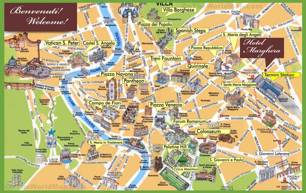Rome Maps | Italy | Maps Of Rome (Roma) - Tourist Map Of Rome Italy Printable