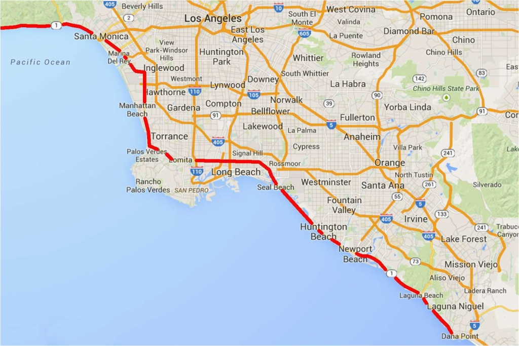 Route 1 California Road Trip Map Driving The Pacific Coast Highway - Highway 1 California Map