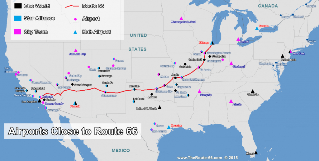 Route 66 Planner - Historic Route 66 California Map