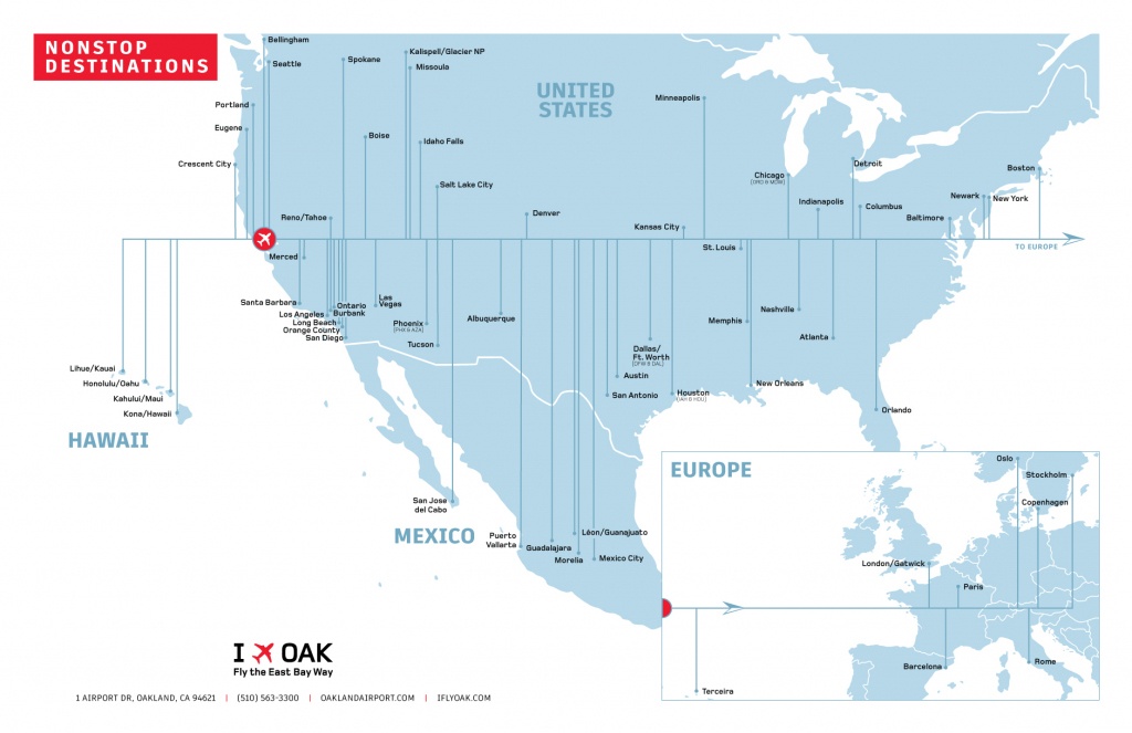 Route Map - Oakland International Airport - Oakland California Map