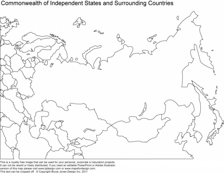 Outline Map Of Russia Printable
