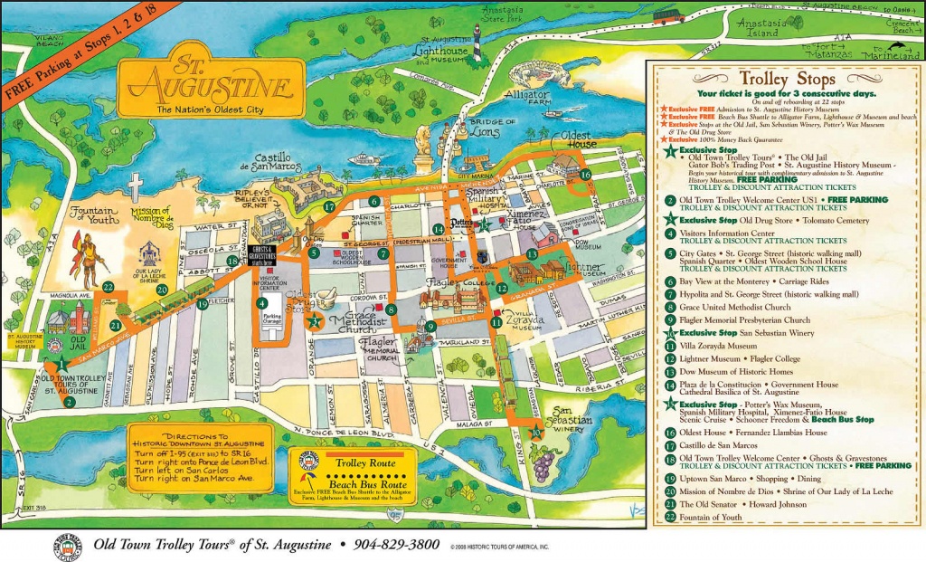 Saint Augustine - Florida - Local Maps - Find A Home - Map Of Hotels In St Augustine Florida