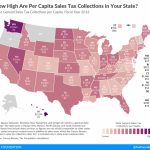 Sales Taxes Per Capita: How Much Does Your State Collect?   Texas Property Tax Map