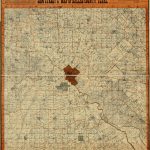 Sam Street's Map Of Dallas County, Texas. | Library Of Congress   Map Records Dallas County Texas