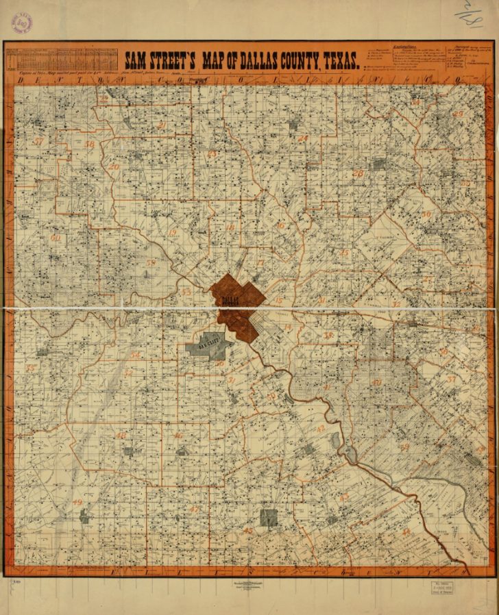Map Records Dallas County Texas