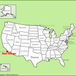 San Diego Location On The U.s. Map   Where Is San Diego California On A Map