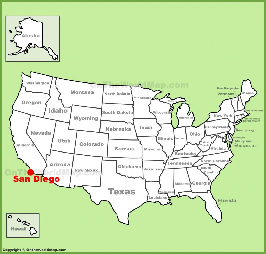 San Diego Location On The U.s. Map - Where Is San Diego California On A Map