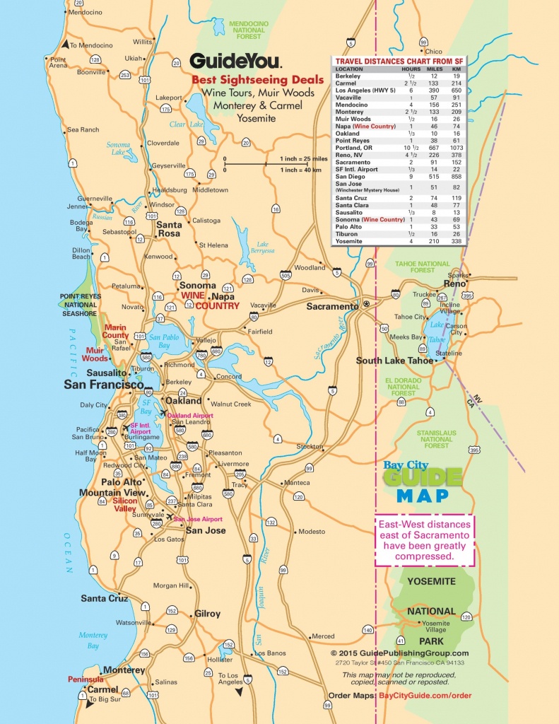 San Francisco Bay Area Road Map - Printable Map Of San Francisco Bay Area