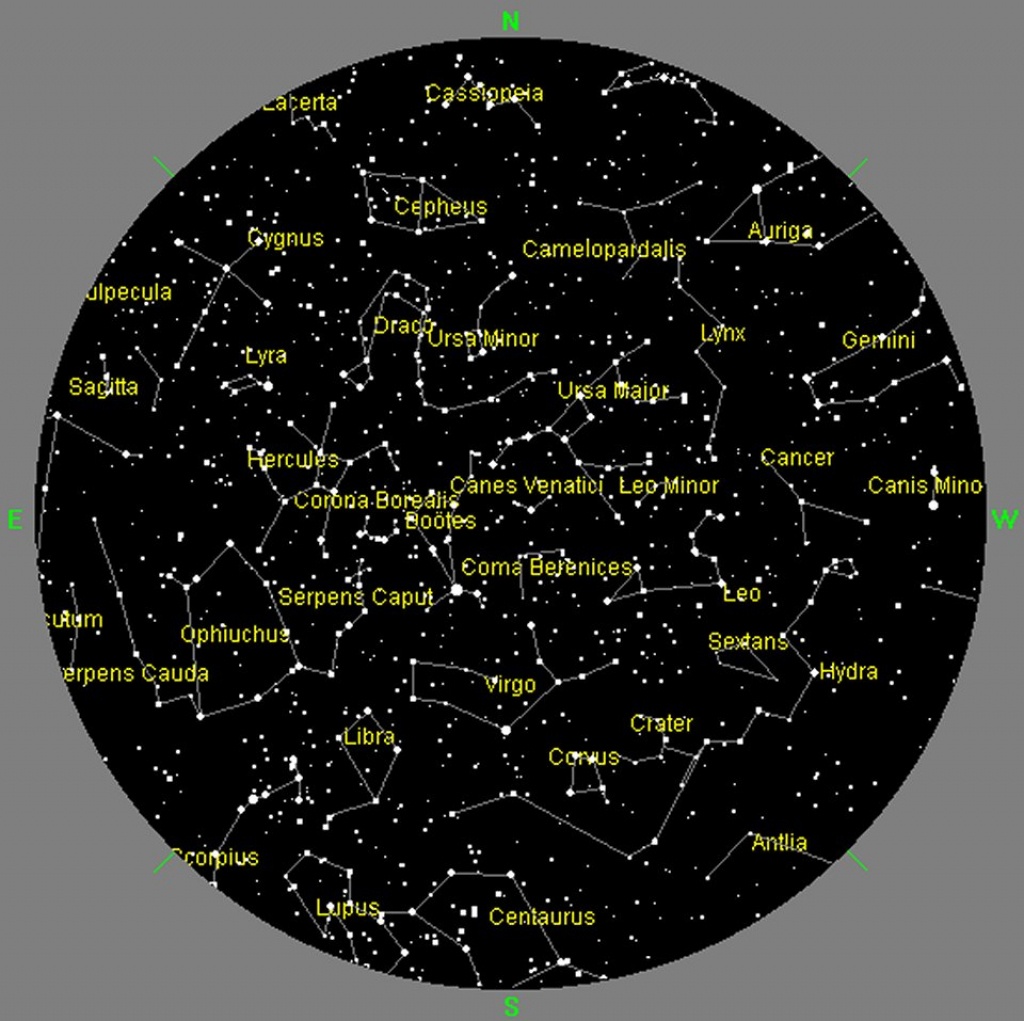 San Francisco Sky Maps - Windows To The Universe - Southern California Night Sky Map
