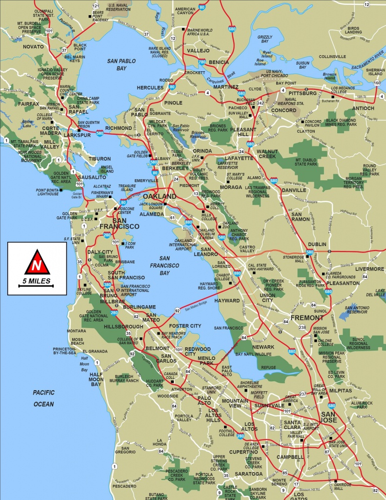 San Jose Ca Map - Map Of San Jose California (California - Usa) - San Jose California Map