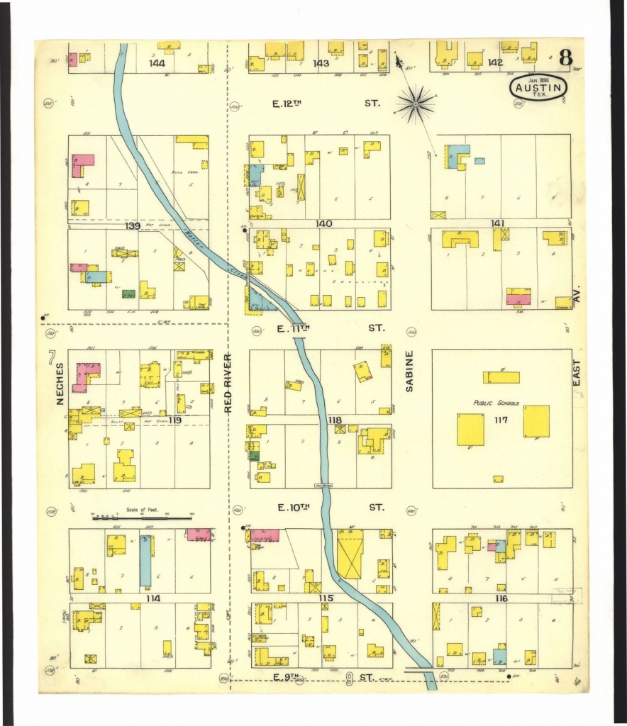 Sanborn Fire Insurance Map From Austin, Travis County, Texas. | Picryl - Map Insurance Texas