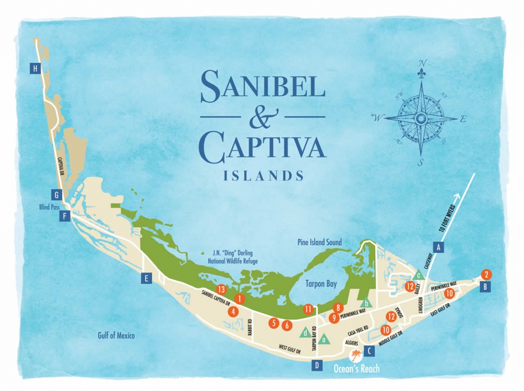 Sanibel Island Map To Guide You Around The Islands - Sanibel Island Florida Map