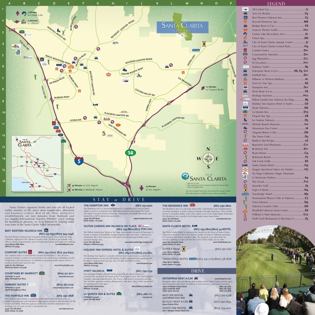 Santa Clarita Maps - Valencia Ca Maps - Valencia California Map