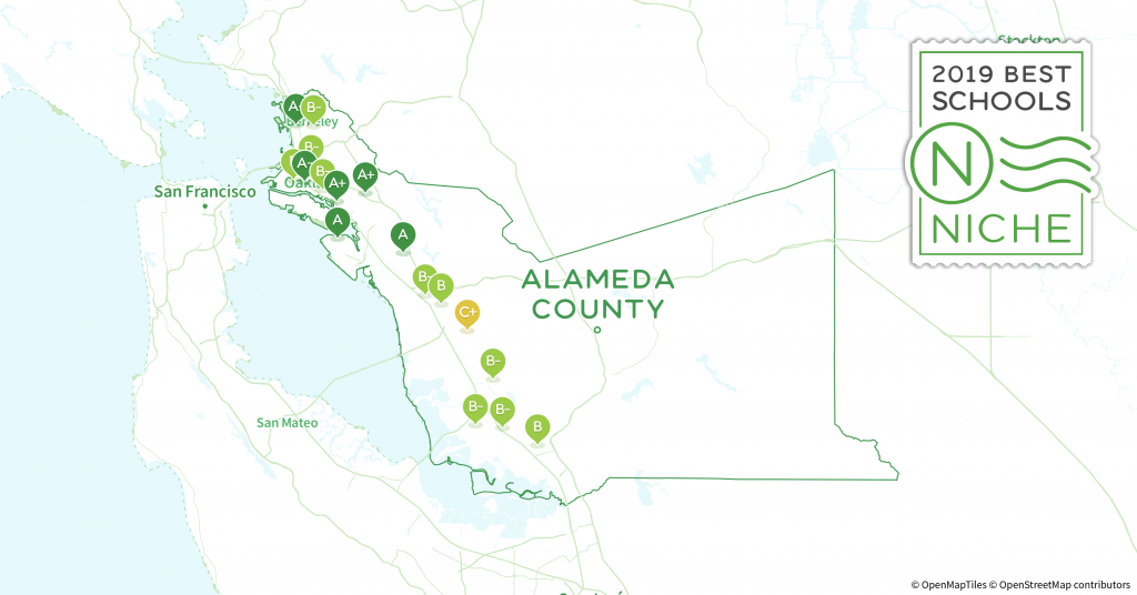 School Districts In Alameda County, Ca - Niche - California School District Rankings Map