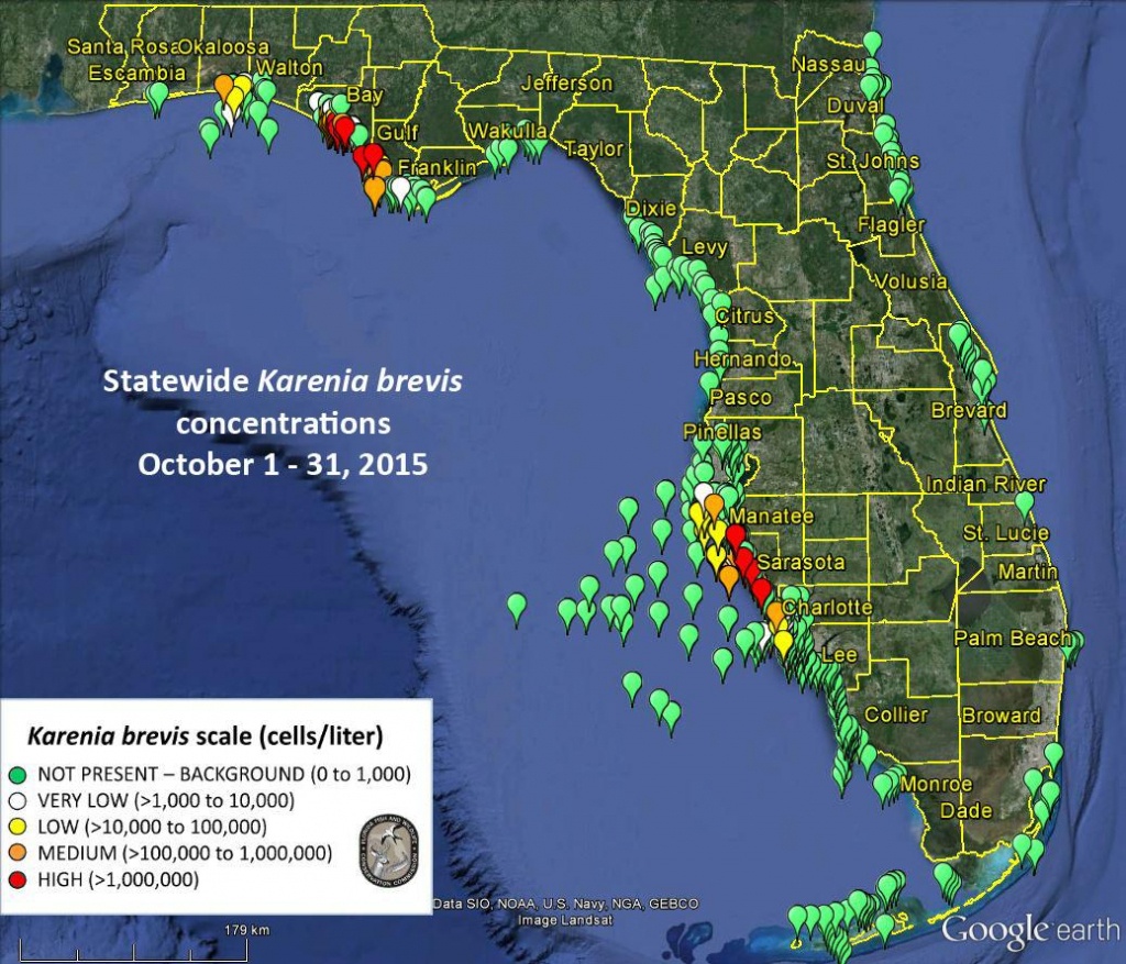 Scientists: Ocean Currents, Not Fertilizers, The Major Cause Of 2018 - Current Red Tide Map Florida