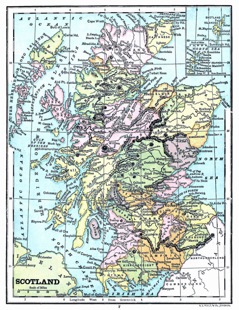 Scotland Map Graphicsfairy.pdf | Graphics | Map, Printable Maps, Map Art - Printable Map Of Mull